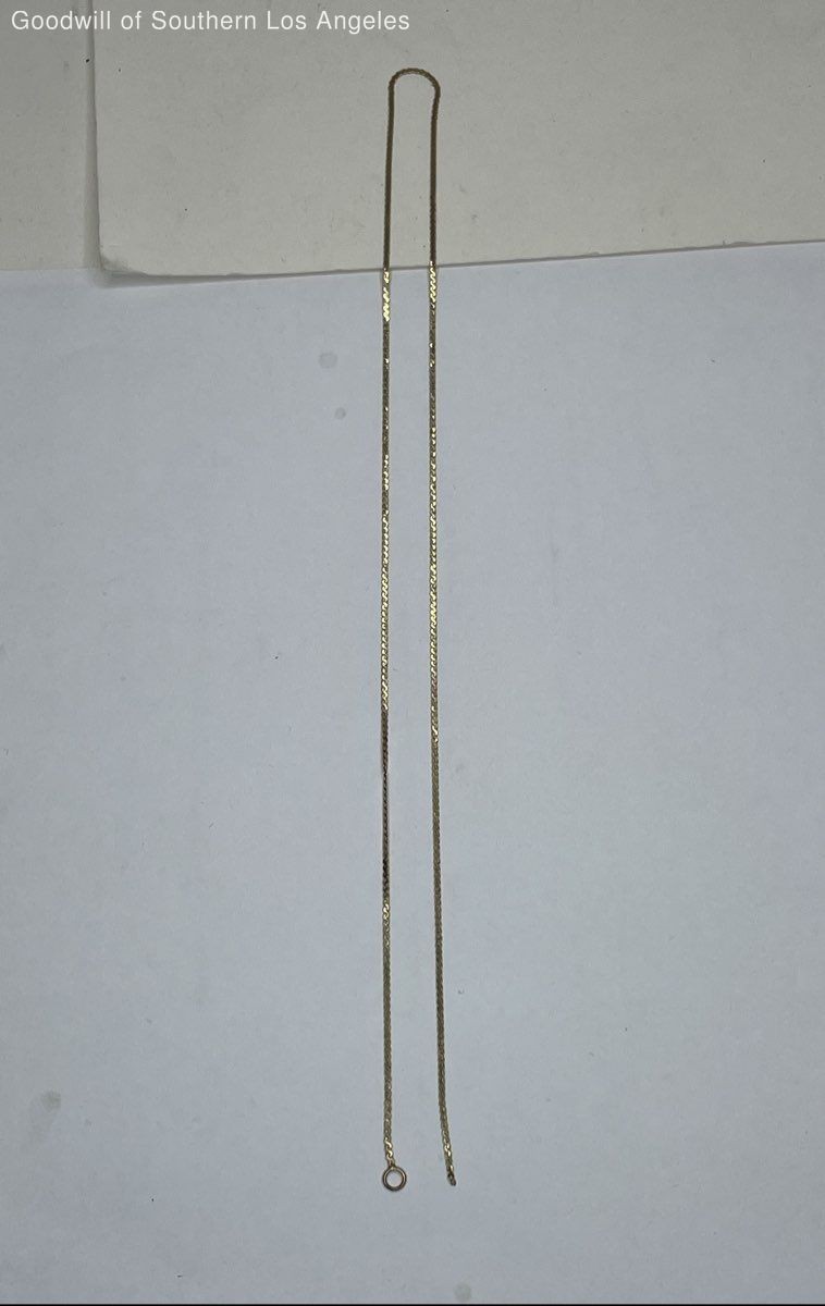 14k Gold S-link Chain Necklace Scrap - 1.42g