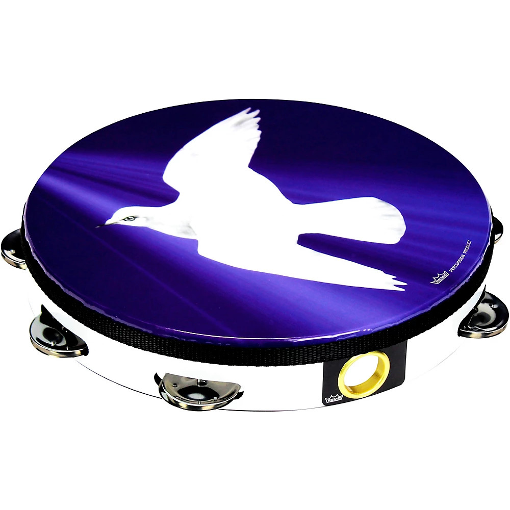 Remo Dove Tambourine 10 in., 8 Jingle