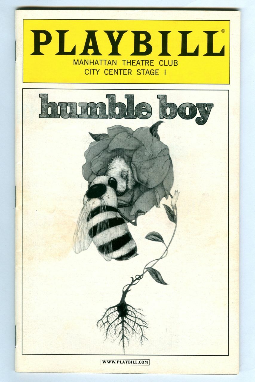 Vintage 2003 HUMBLE BOY at Manhattan Theatre Club Off-Broadway PLAYBILL!