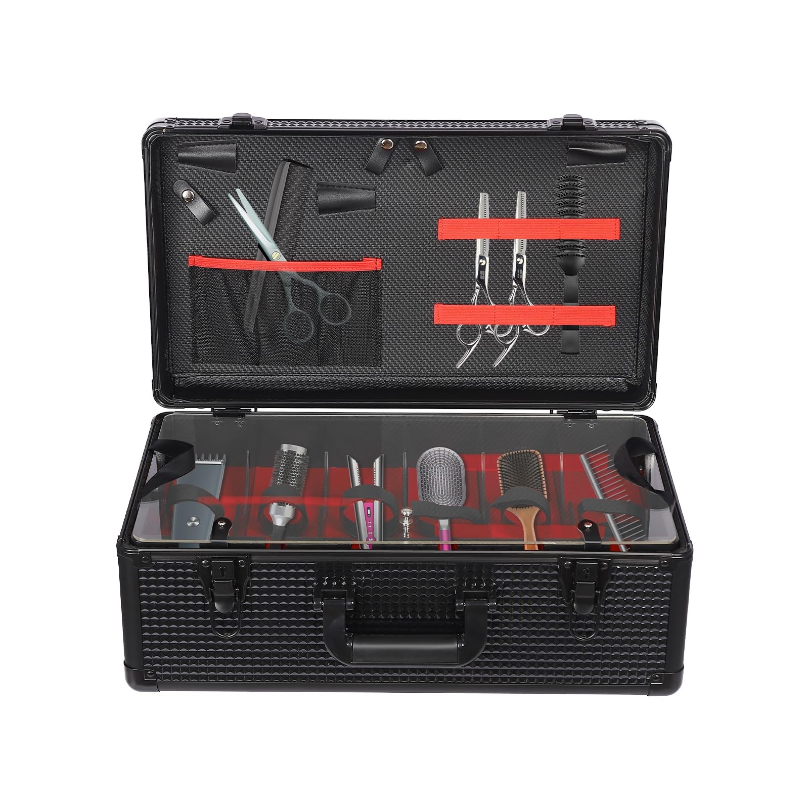 Beauty Salon Barber Case,Hair Stylist Tool Kits Organizer,Professional Barber...