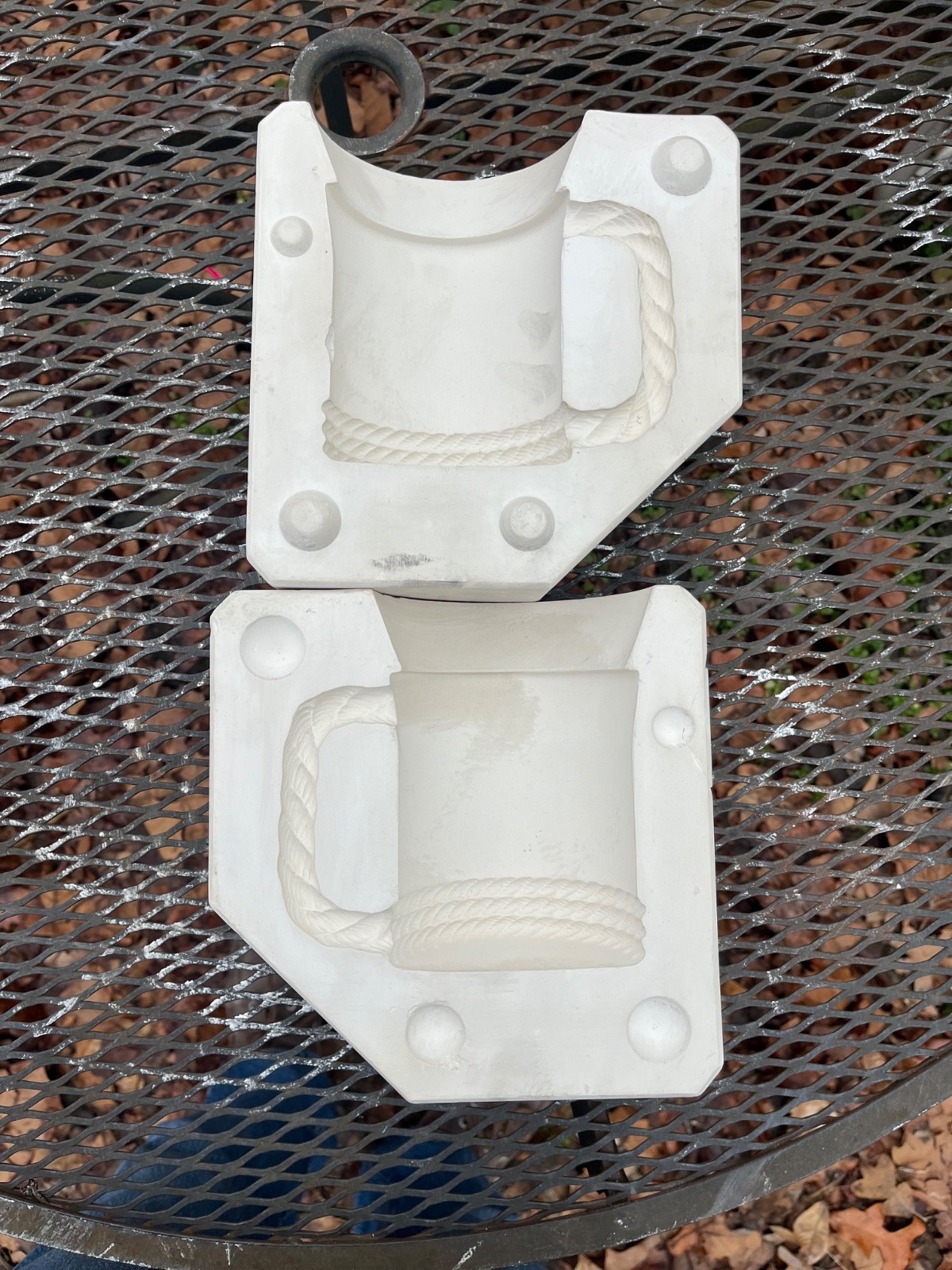Vintage Duncan Rope Mug Slip Casting Mold 143B