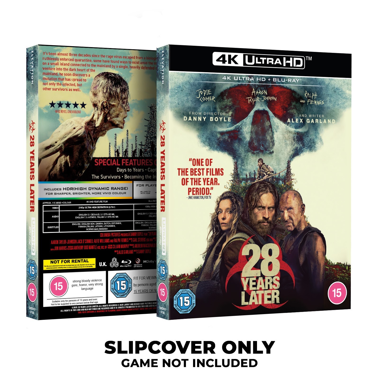 28 Years Later 4K Ultra Bluray Slipcover Only Custom Handmade (NO DISC)