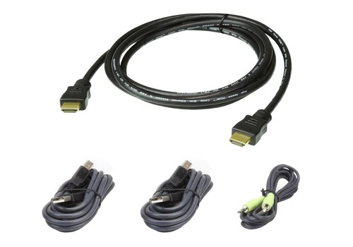 Aten-New-2L7D02UHX4 _ 6FT. SINGLE DISPLAY HDMI SECURE KVM CABLE KIT