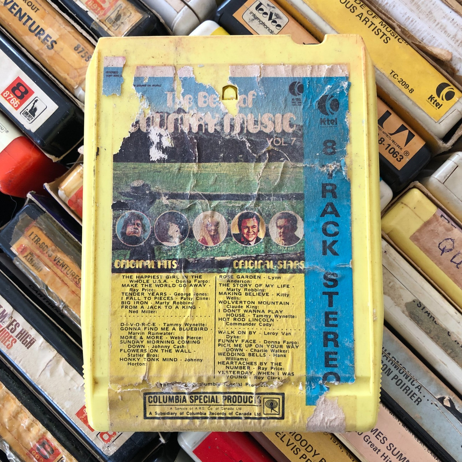 (K-Tel) The best of Country Music No. 7 , 8 Track Tape