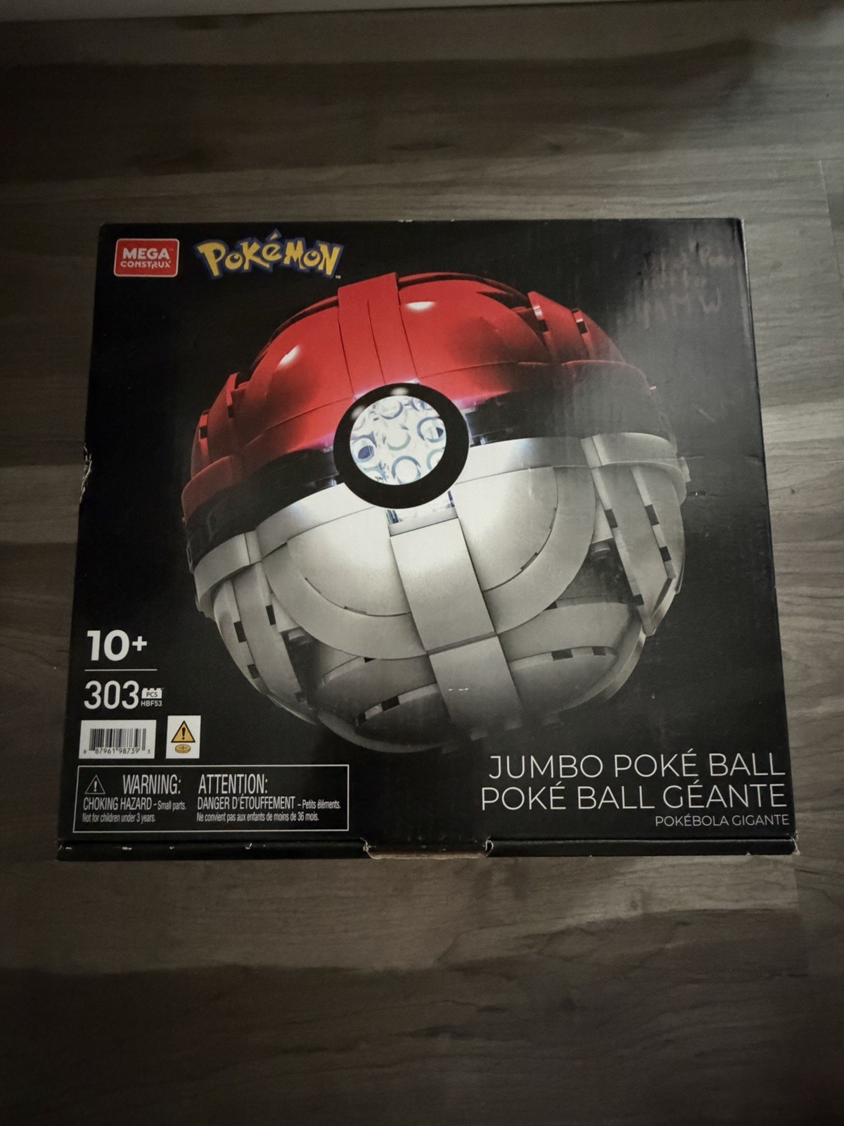 Jumbo Poke Ball Mega Construx Pokemon Set Light Up 304pc | NEW