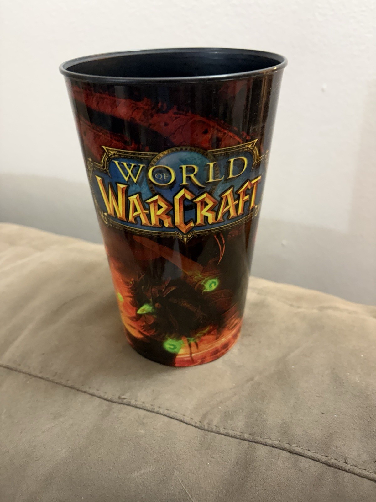 World of Warcraft Cup AM PM Plastic 32 Oz Collector's Blizzard