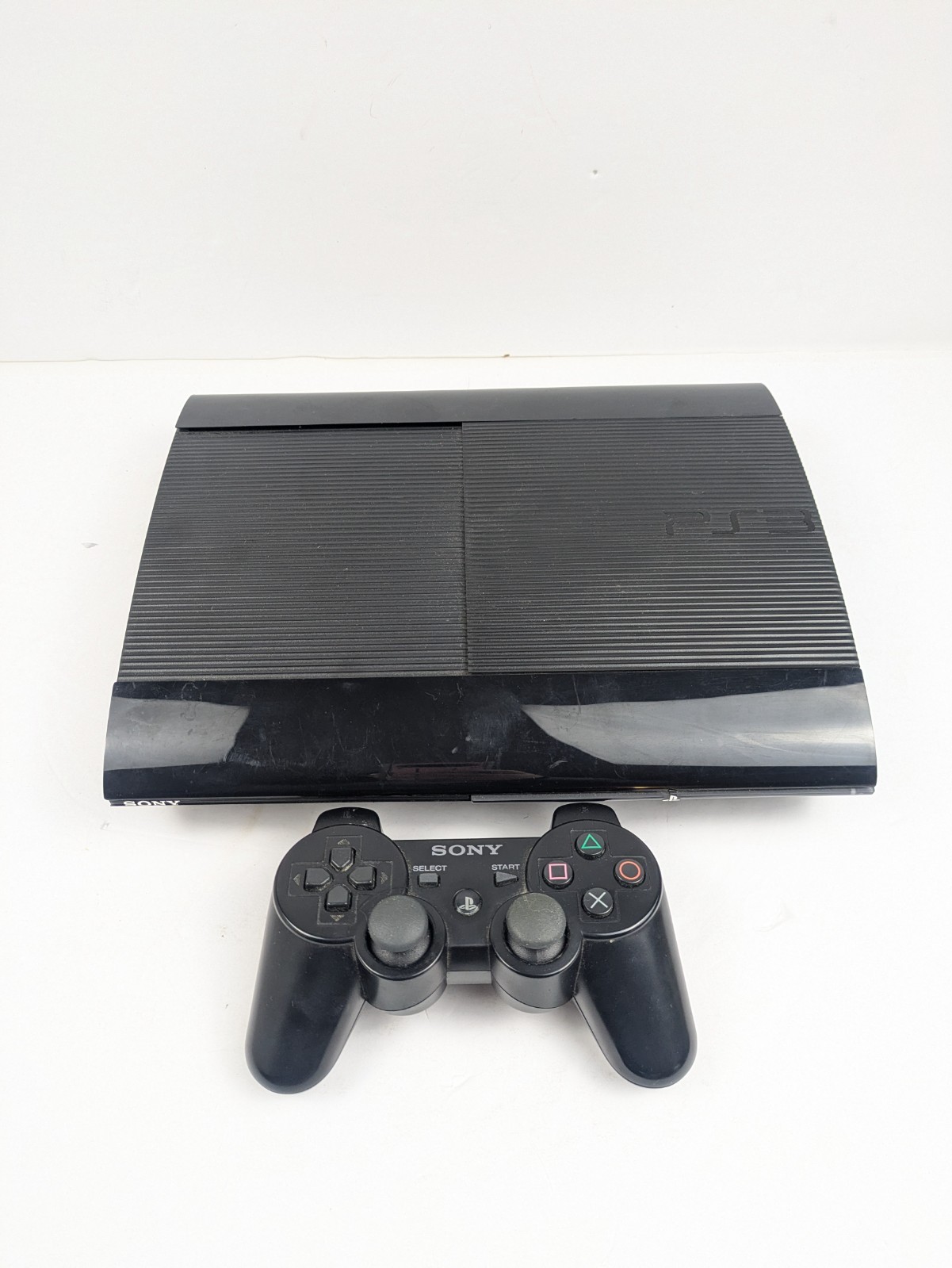Sony PlayStation 3 Super Slim PS3 500GB Black Console Gaming System CECH-4001C