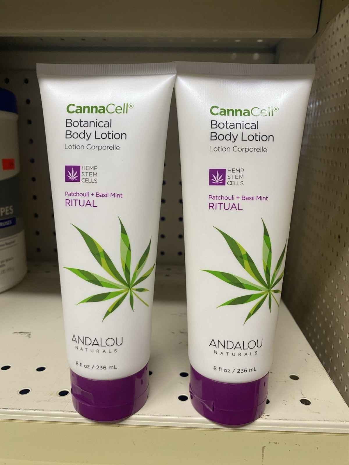 Andalou Naturals, Lotion Body Ritual Cannacell, 8 Fl Oz NEW - 2 PACK