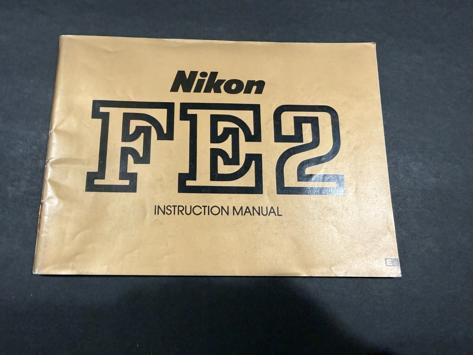 Nikon FE2 Camera Instruction Manual......Free Shipping
