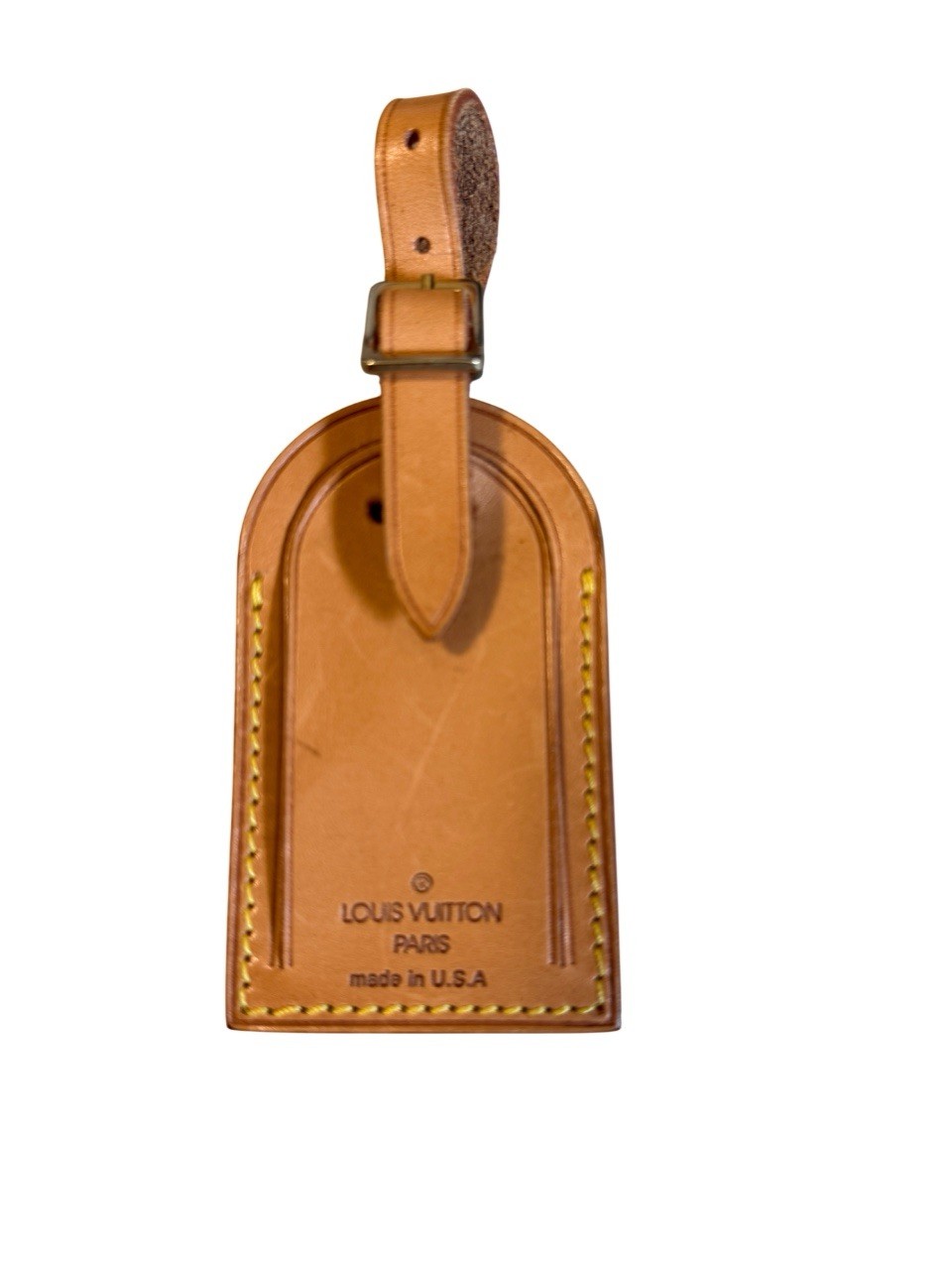 Authentic Louis Vuitton Vintage Luggage Tag 