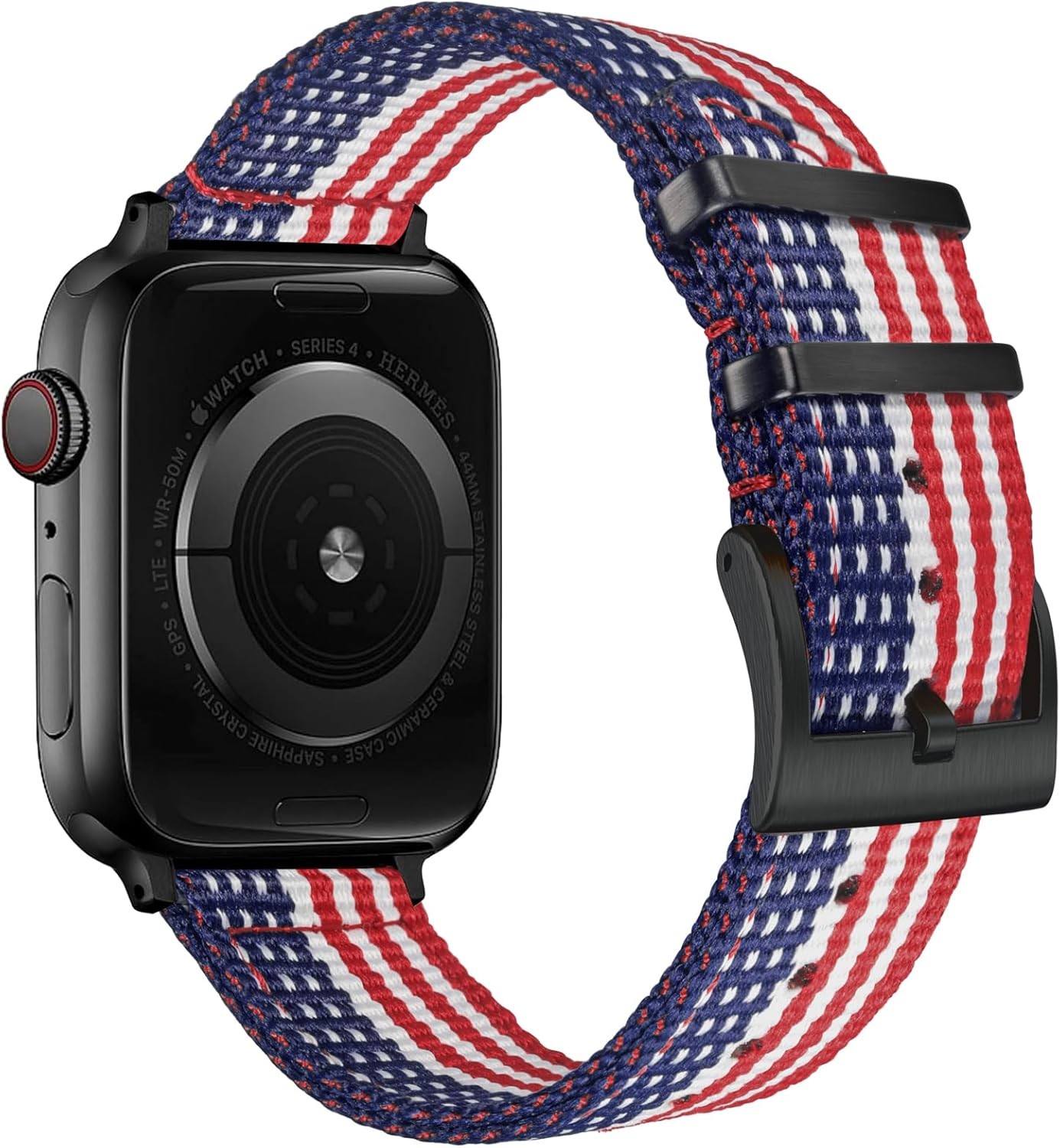 Nylon Sports Strap Compatible with Apple Watch Series 10/9/8 38/40/41mm