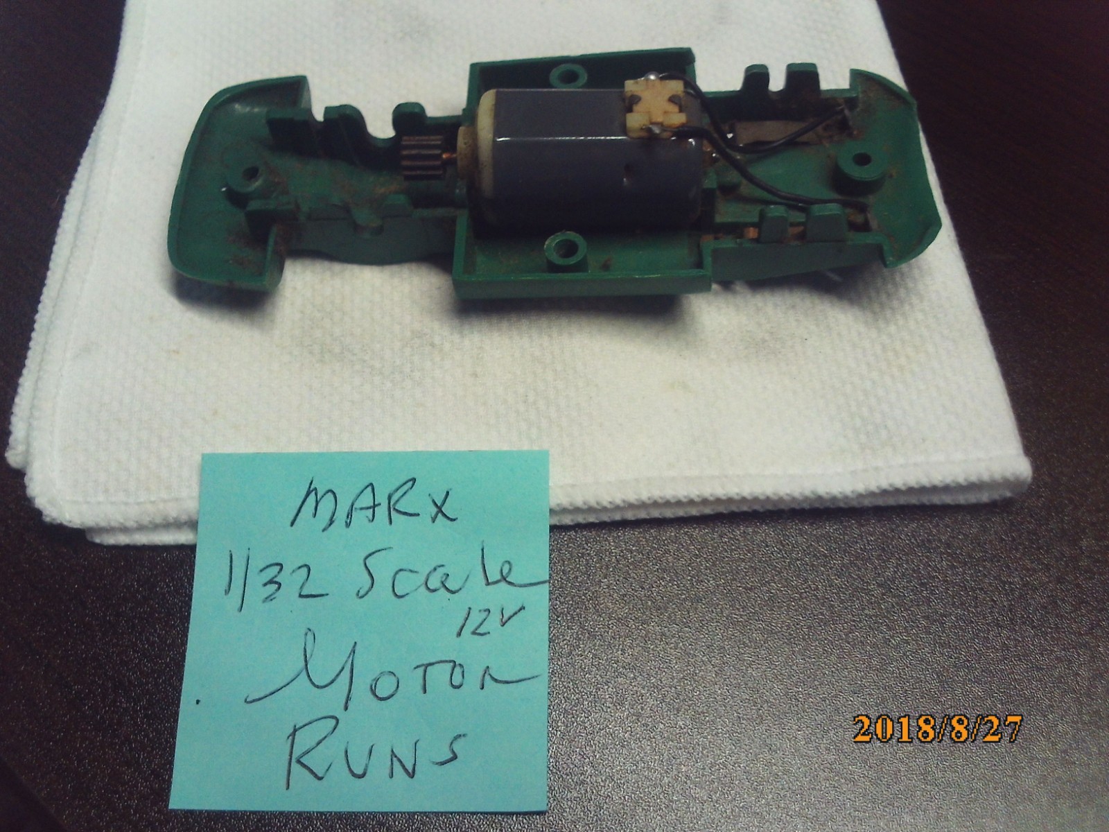 Used Vintage Marx 1/32 Scale Slot Car Motor (see pictures)