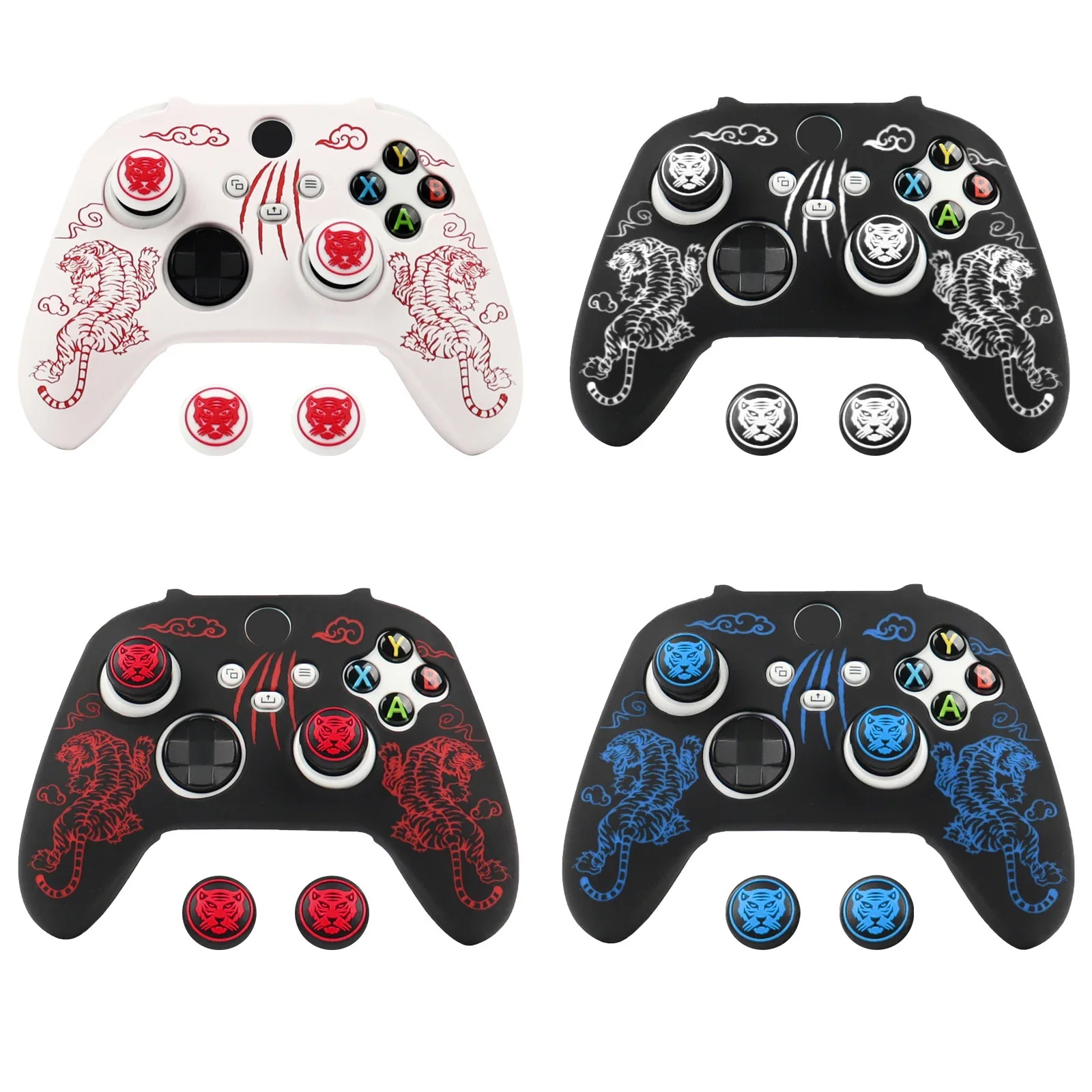 For Xbox Series X / S Controller Cover, Soft Silicone Case Sweatproof, Shockproo