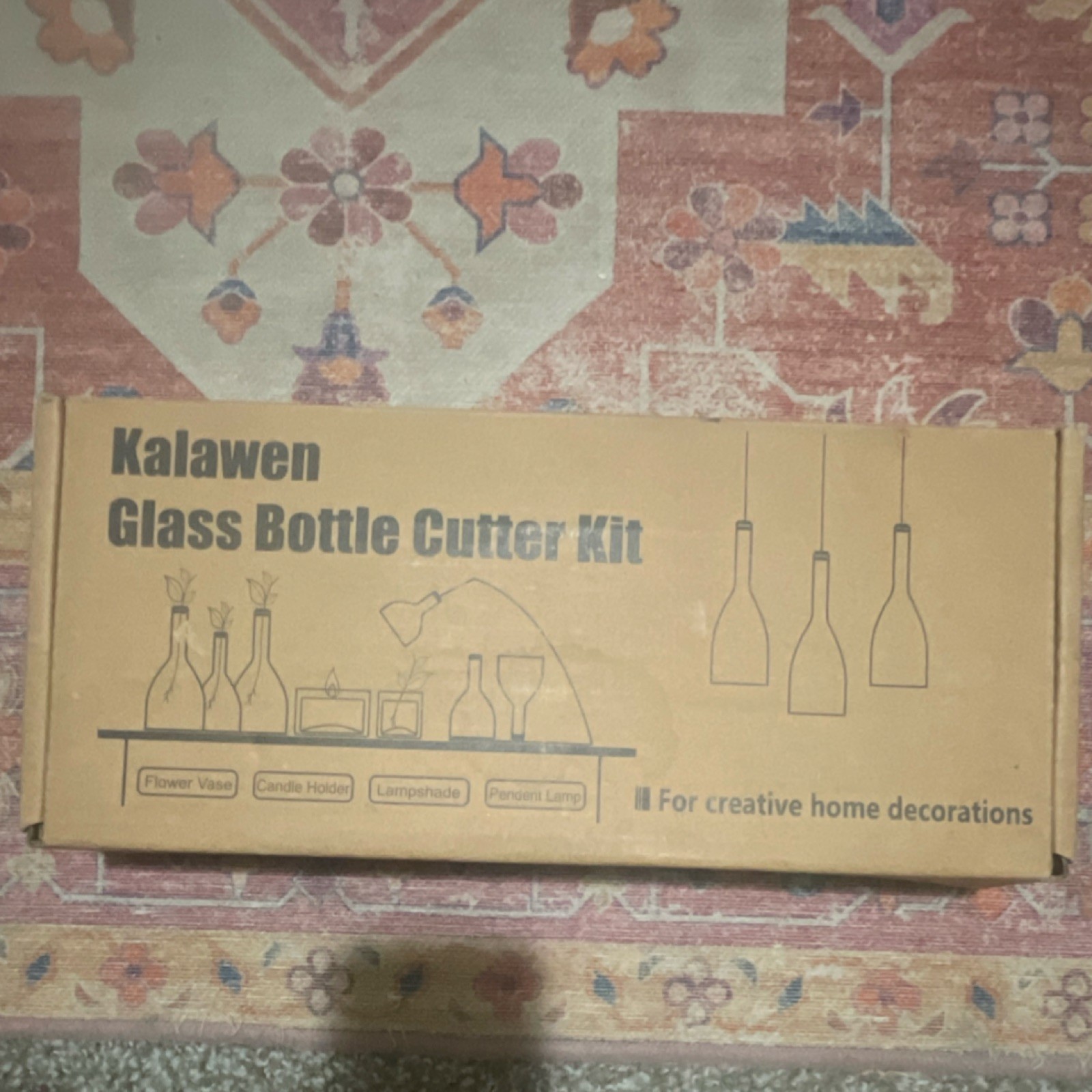 Kalawen Glass Bottle Cutter Kit for Creative Home Decorations
