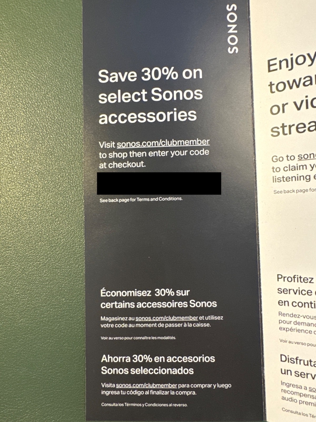 Sonos 30% Discount Code for Accessories (Stands, Mounts, Shelves) - Exp July2027
