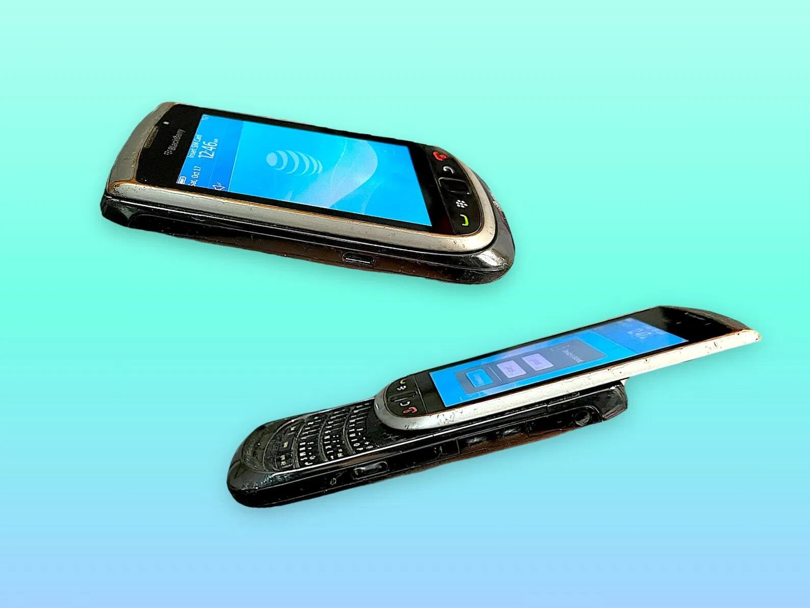 Vintage AT&T BlackBerry Mobile Cell Phone.As is.Works.