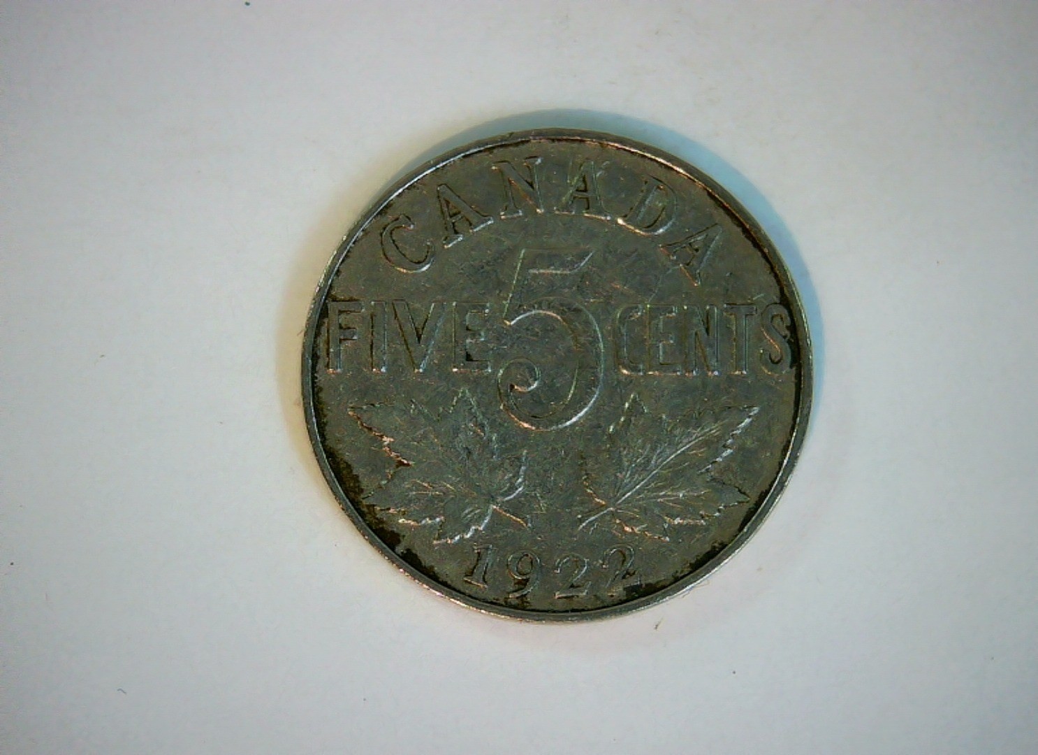 Canada 1922 5 Cents George V 5 Cents () Coin