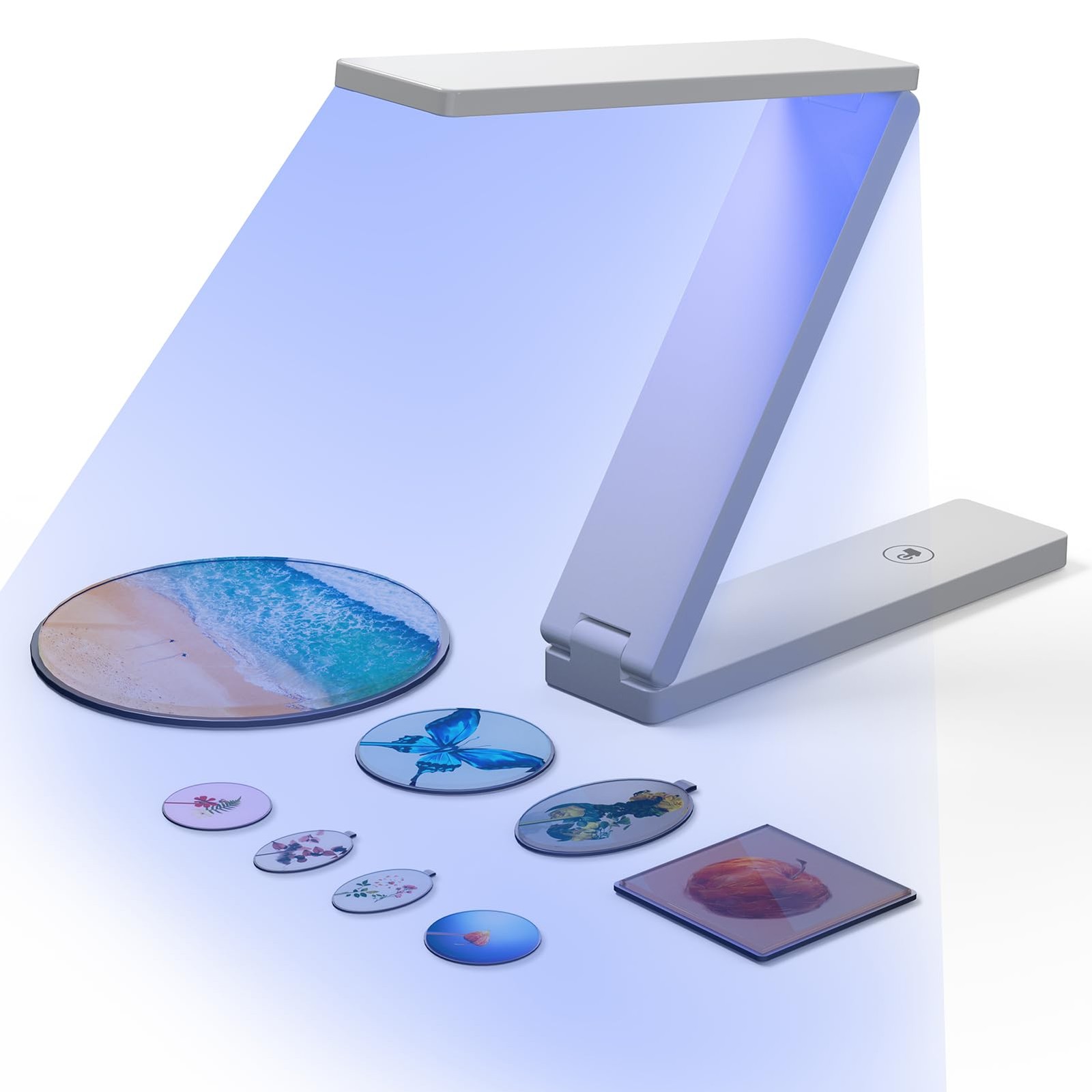 Winartton UV Light for Resin Curing, 54W Curing Light, White 