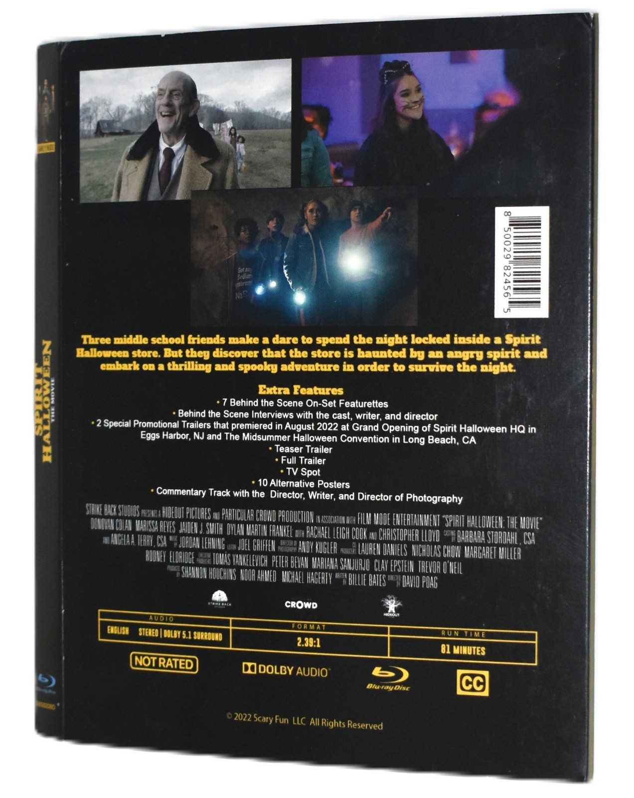 BD SLIPCOVER ONLY - Fits:   Spirit Halloween  US Blu-ray - SLIPCOVER ONLY