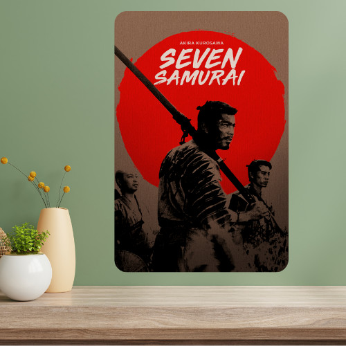 Seven Samurai Classic Movie Metal Poster Sign