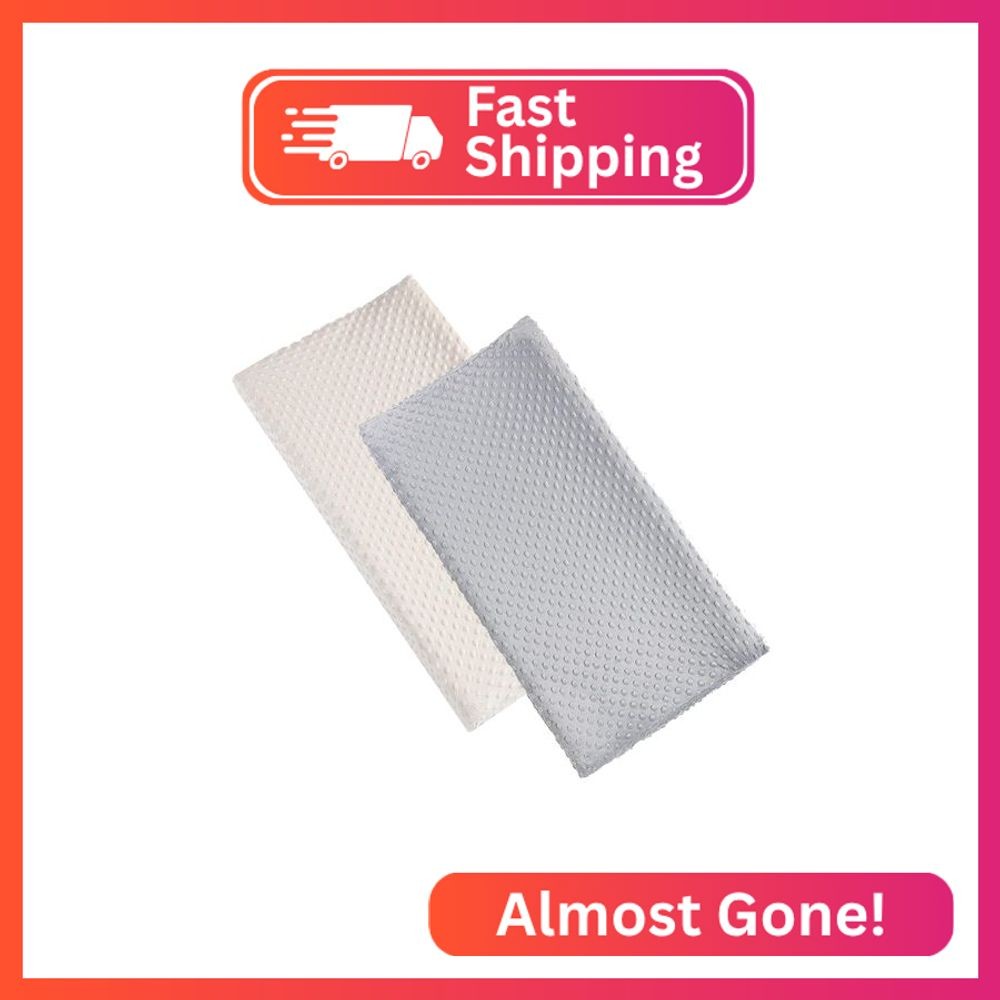 2 Pack Solid Changing Table Pad Cover Cradle Sheet, Fits 32"/34''x16 Contoured D