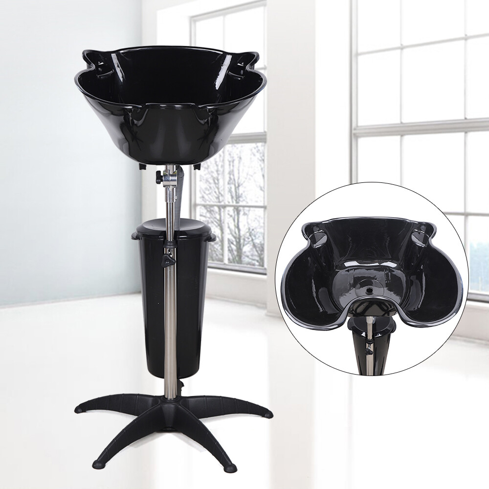 Shampoo Chair Bowl Sink Unit Station Spa Salon Beauty Equipment 55*55*103-139cm