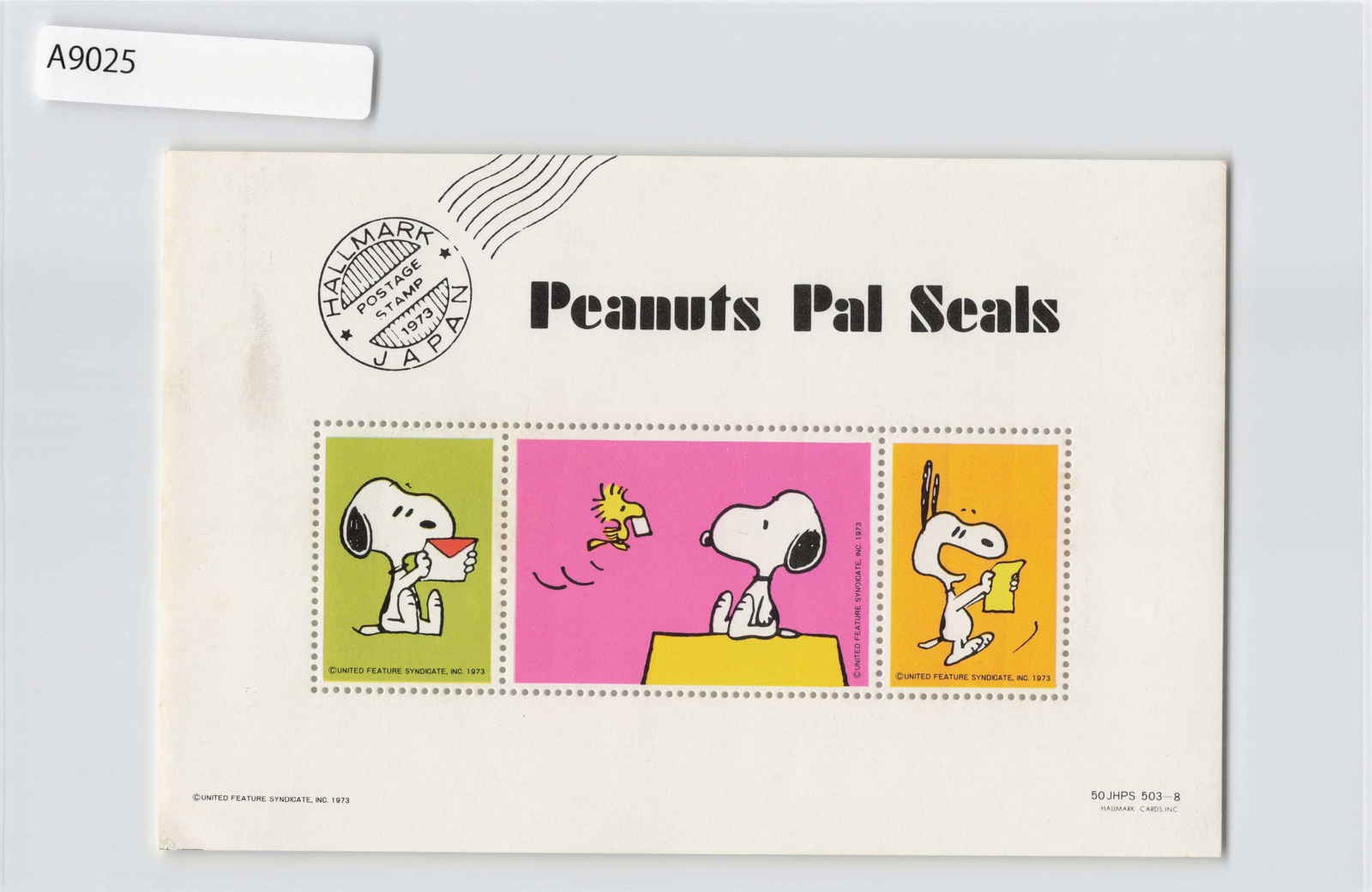 *Japan Cinderella Stamp Peanuts Pal Seals   1973 [A9025]8d1