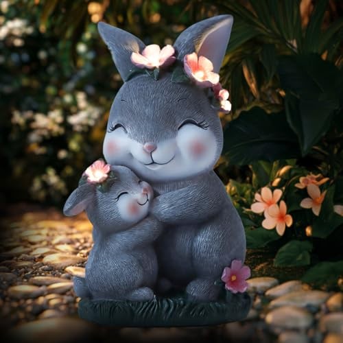 Easter Decorations Easter Bunny Birthday Gifts for Mom Women Garden Rabbit