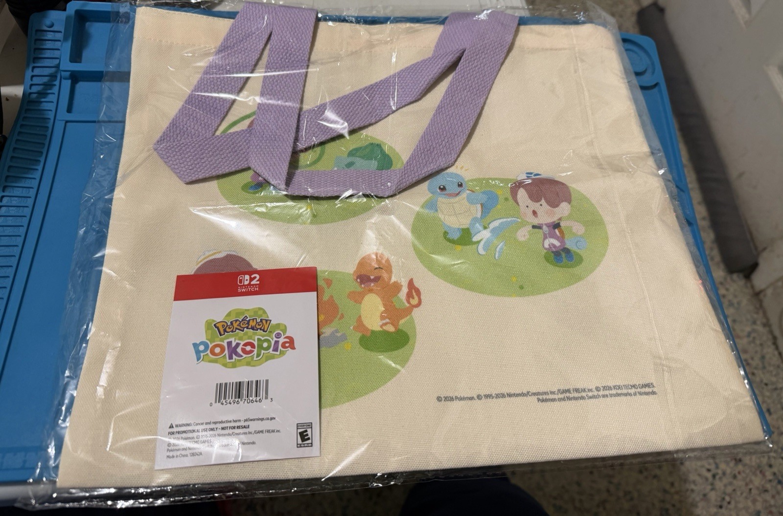 Pokemon Pokopia Mini Canvas Tote Bag BEST BUY PRE ORDER BONUS