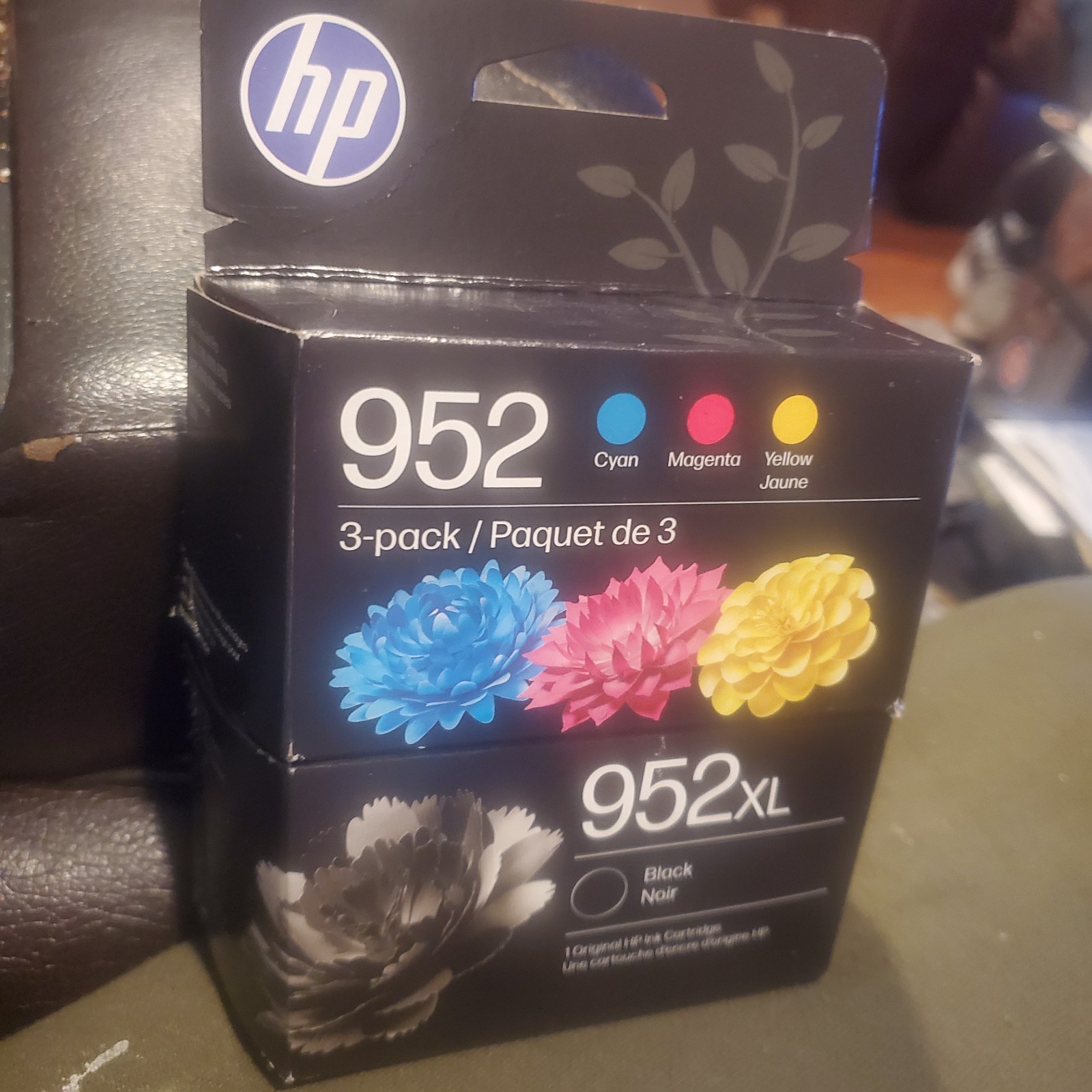 GENUINE HP 952XL Black & 952 Color Ink Cartridges New In Retail Box