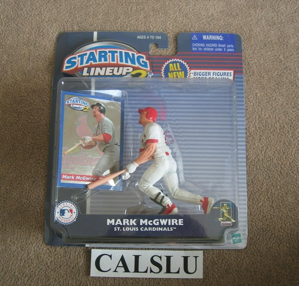 2001 MARK McGWIRE ☆RARE☆ ST. LOUIS CARDINALS STARTING LINEUP