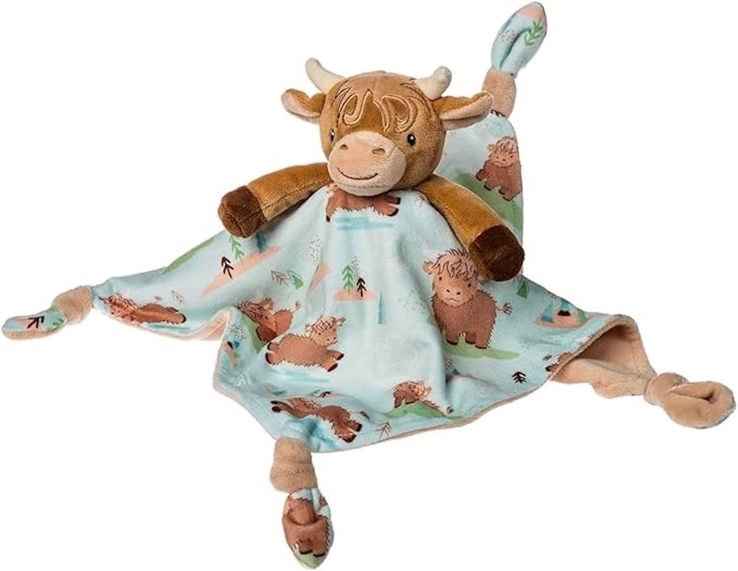 Lovey Stuffed Animal Security Blanket Plush Soft Snuggle Toy, 13 X 13-Inches, He