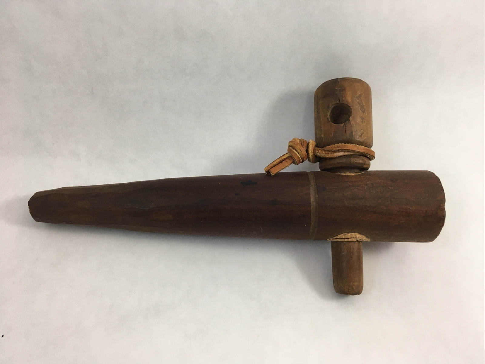Primitive Wood Water Spout Hand Carved Wooden Water Spigot Handmade Antique