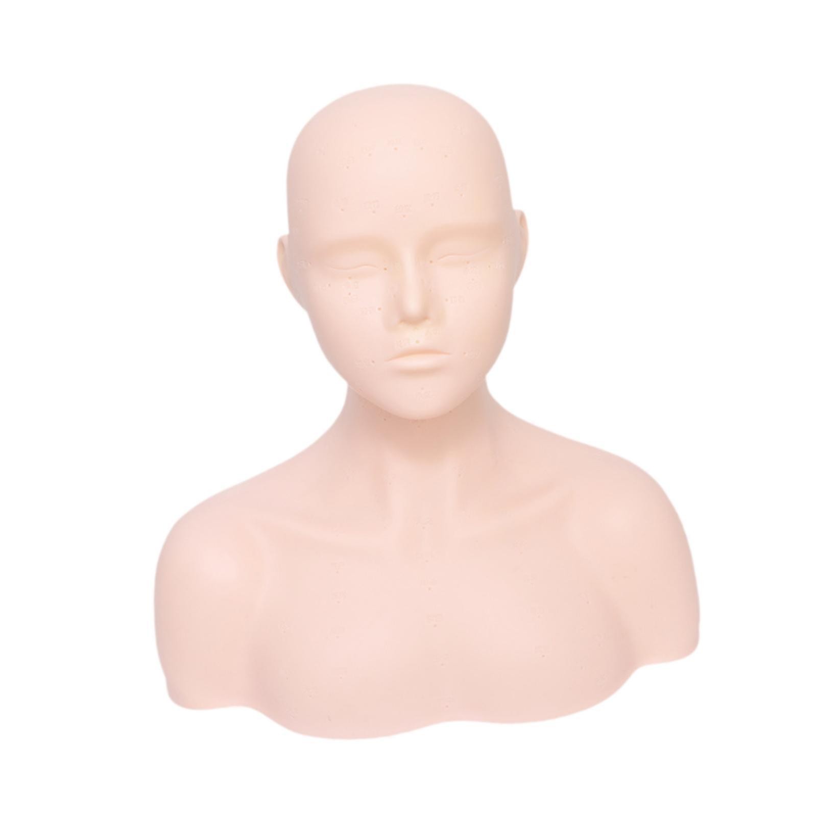 Massage Practice Head Mannequin Head Professional Multipurpose Makeup Head