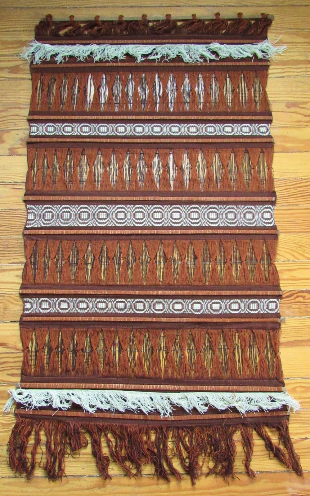 South America Columbia Yarn Native Art Weaving Textile Wall Hanging Hanger