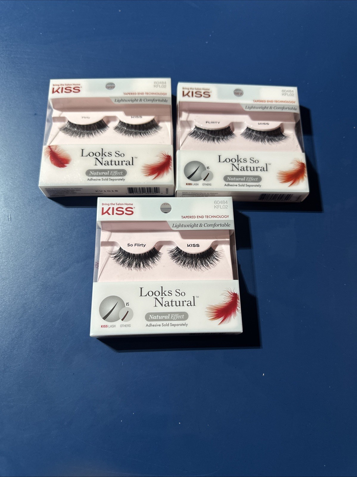 Kiss Flirty Lashes, 60484 KFL02 , 3 Pk