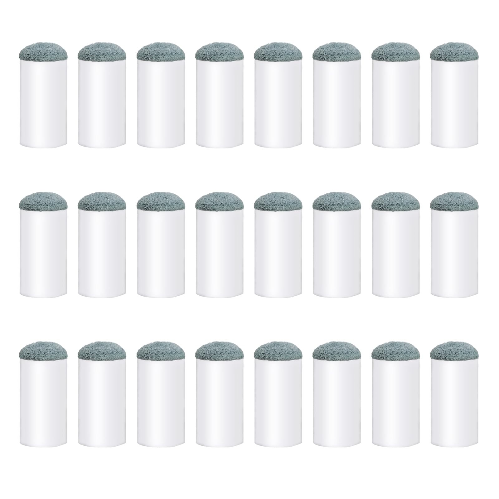 24 Pieces 13 Mm Pool Cue Tips Pool Stick Tips Slip on Cue Tips Replacement Po...