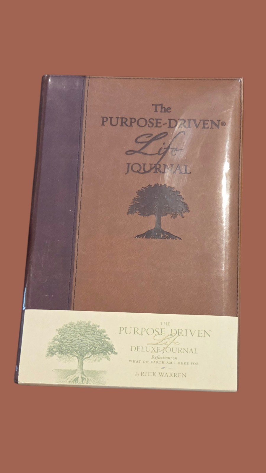 the Purpose Driven Life Deluxe Leather JOURNAL:Rick Warren CHRISTIAN DEVOTIONAL 