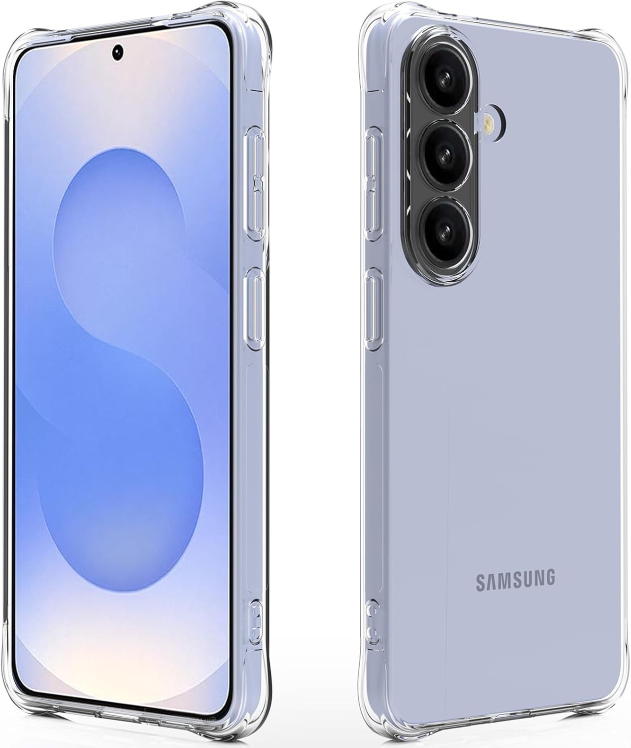 Clear TPU Case for Samsung Galaxy S26 Shockproof Flexible Cover