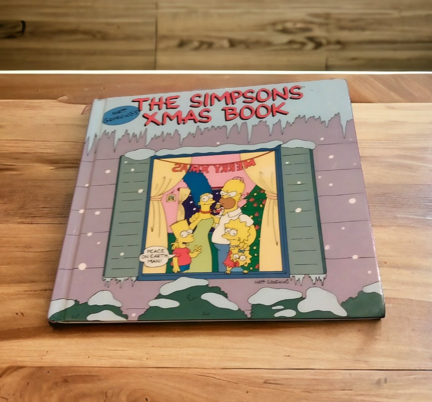 The Simpsons Xmas Book 1st Edition (1990, Hardcover) Matt Groening