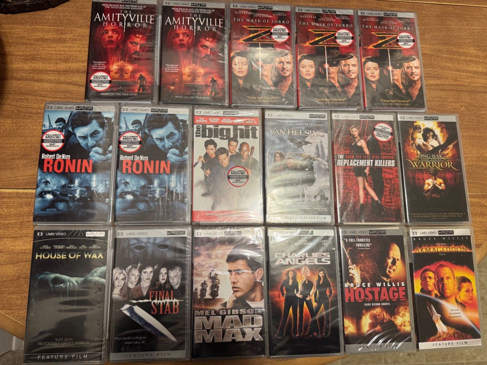 Sony Playstation Portable video game PSP UMD movie lot 17 factory SEALED NEW HTF