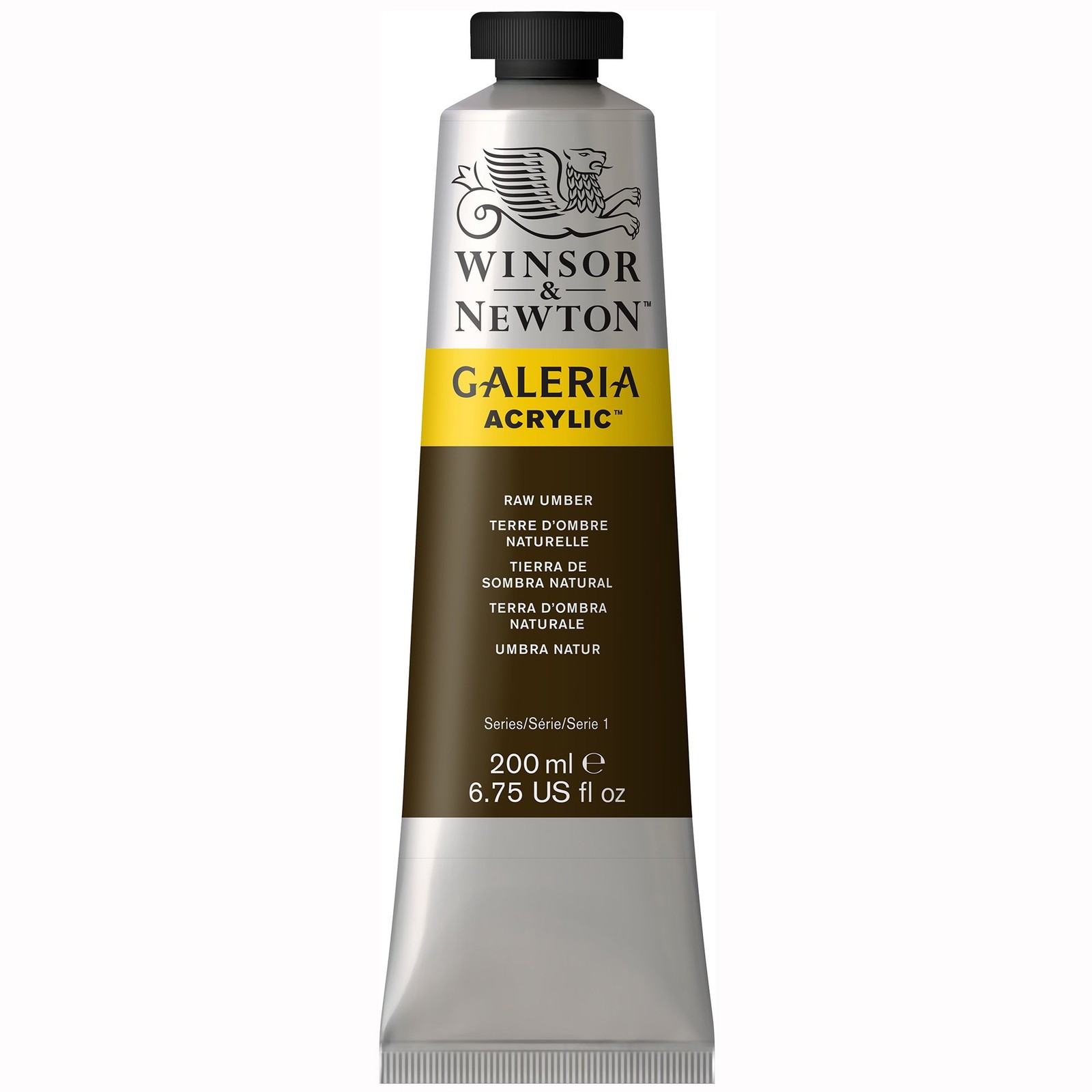 Winsor & Newton Galeria Acrylic Paint 200ml Tube - Raw Umber