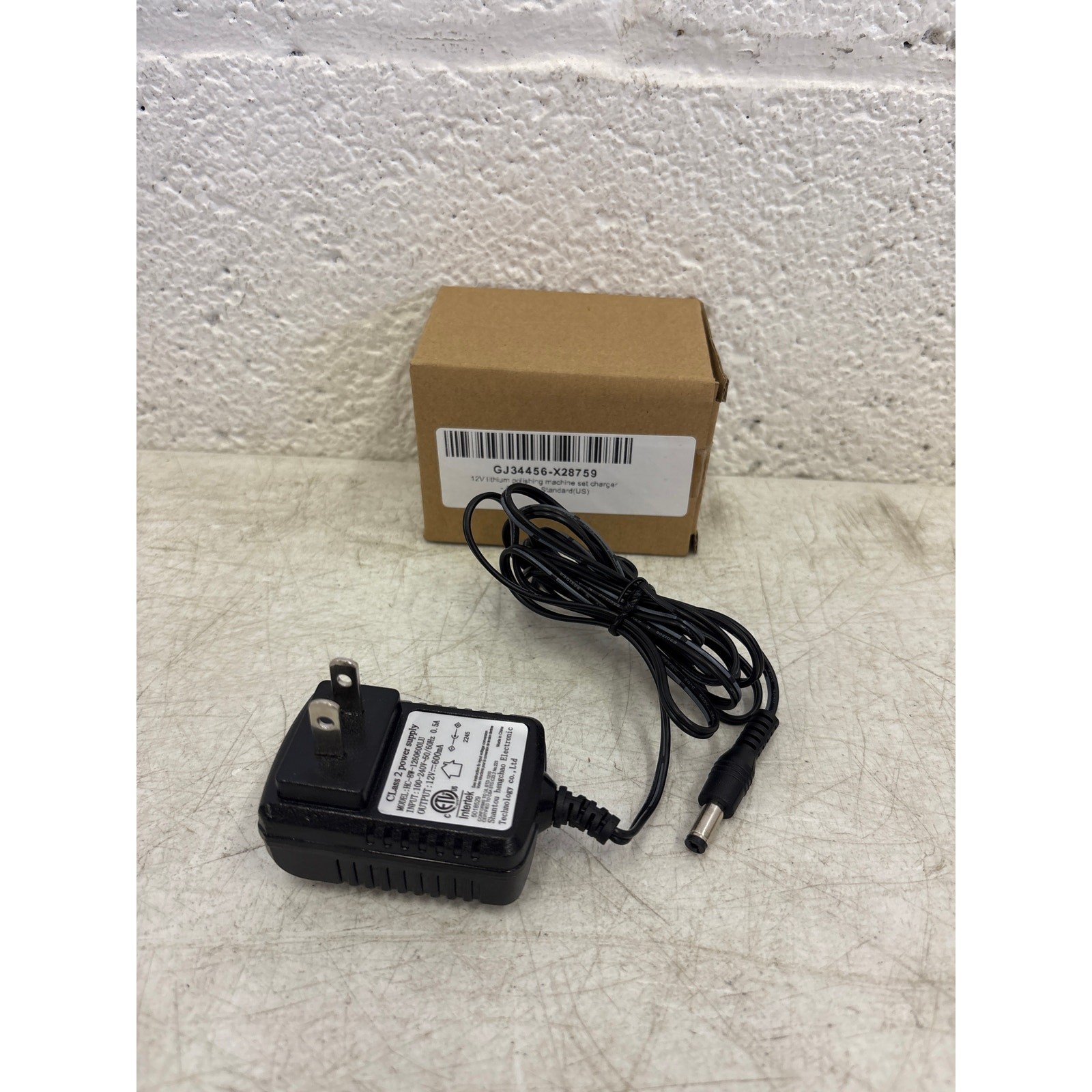12V AC/DC Adapter Input: 100V-240V, 50/60 Hz Class 2 Power Supply, Charger