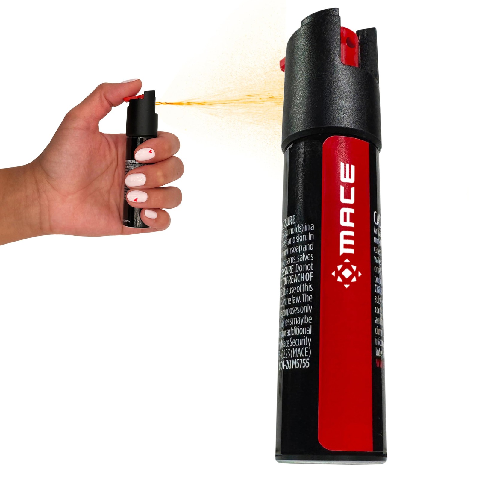 Mace Pepper Spray - Twist Lock Model, 0.63 oz, 12 Feet Range, Max Police Strengt
