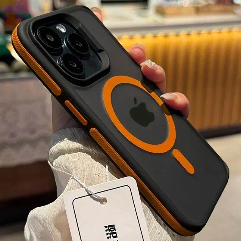 Matte Magnetic Phone Case For Apple iPhone 17 16 15 14Plus 3 12ProMax Hard Cover