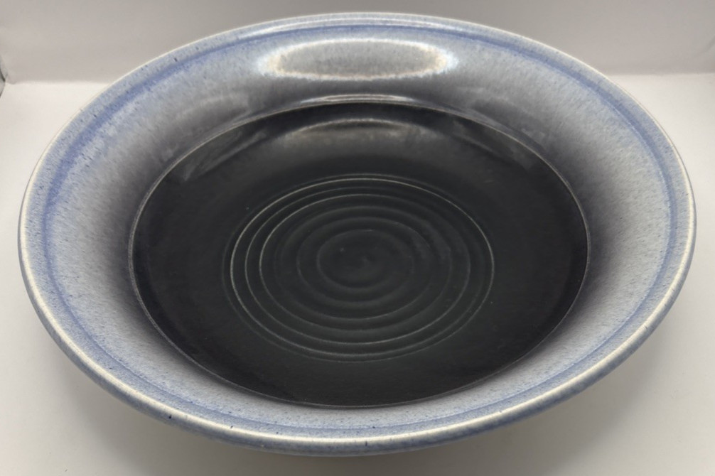 Vintage JK Dryden Original Studio Pottery Dish Multicolor