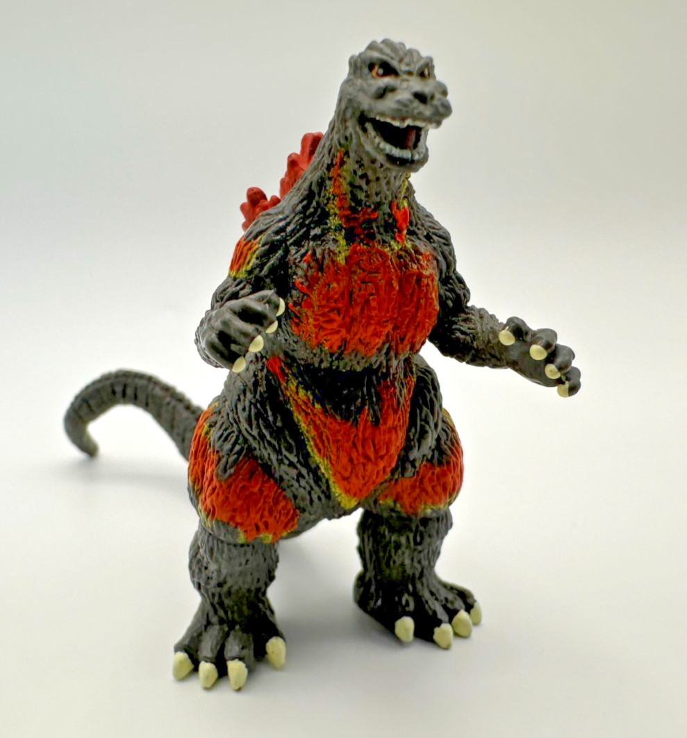 Burning Godzilla Mini Pack Of Destruction 2.5" PVC Figure 2002 Bandai