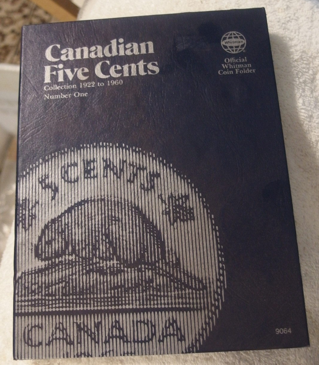 1922 - 1960 Whitman New Canada Nickel 46 Hole Coin Book #9064 Canadian 5 Cent