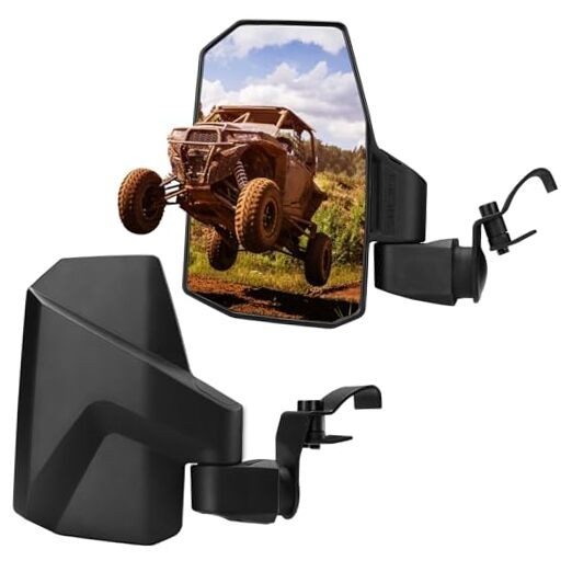 Ranger Side Mirrors,The Spring Back Feature Allows Easy Reset After Fold,2024 