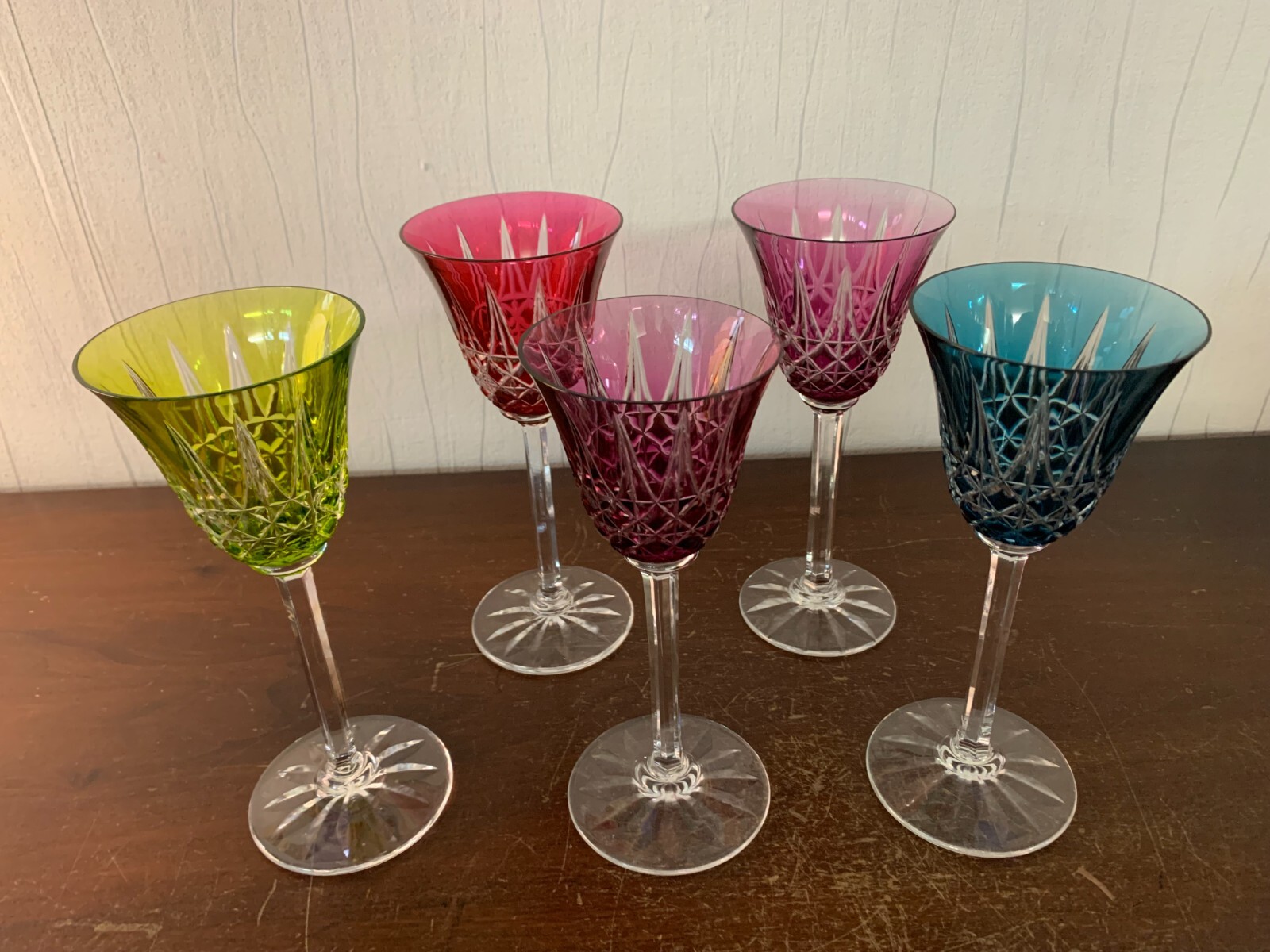 5 Tarn Color Glasses In Saint Louis Crystal (Price Per Unit)
